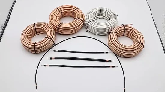 Cavo coassiale per telecomunicazioni ad alta temperatura con isolamento in PTFE Rg178