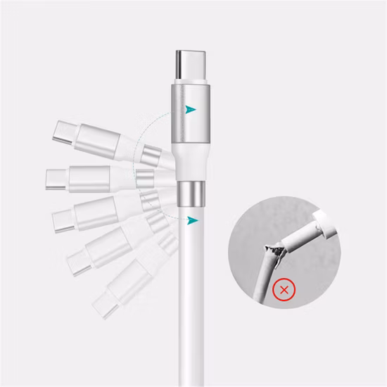 Cavo di ricarica rapida Lightning Easy Coil 3A magnetico a carica automatica Rt-Mc25